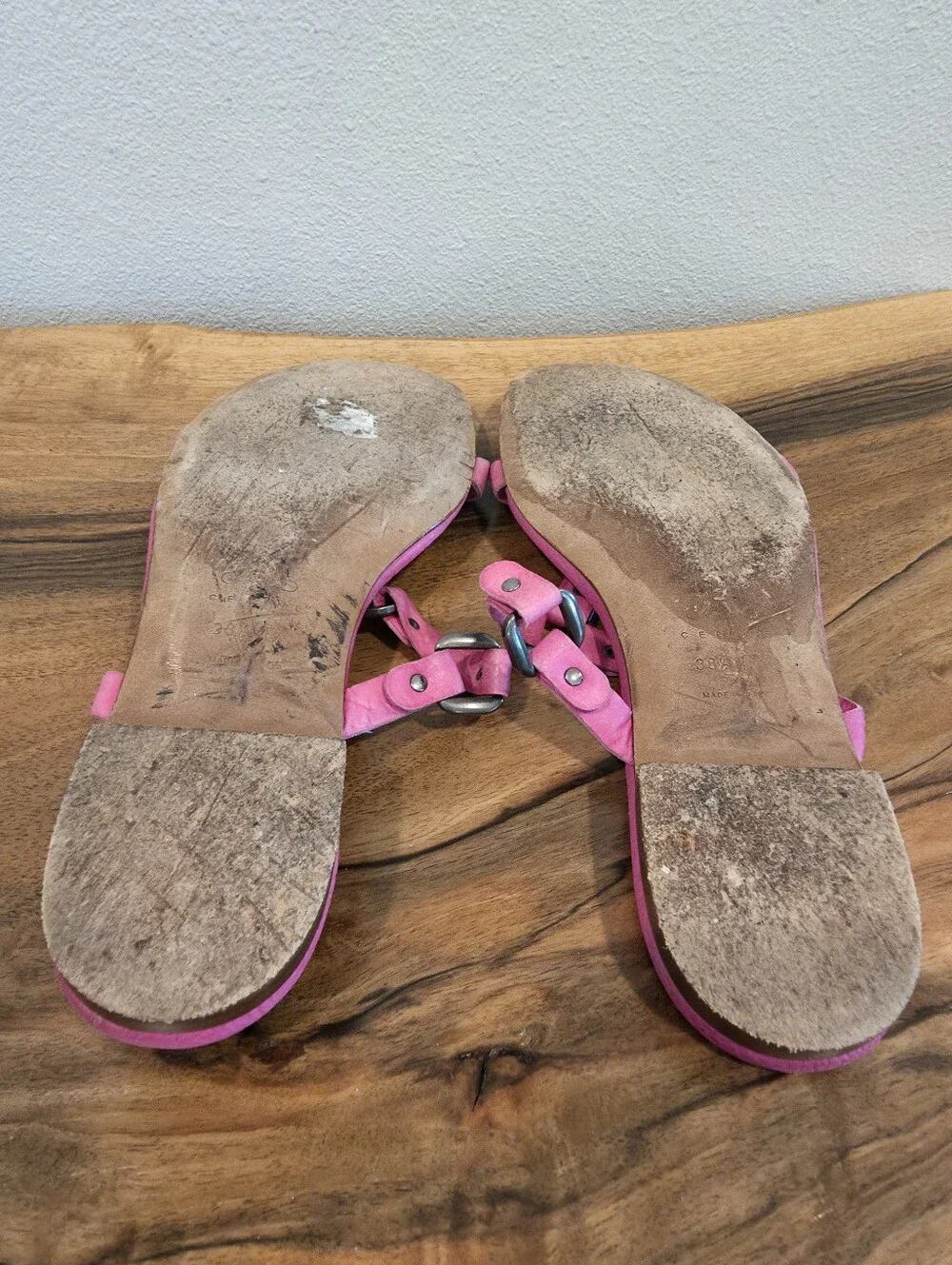 Celine pink leather